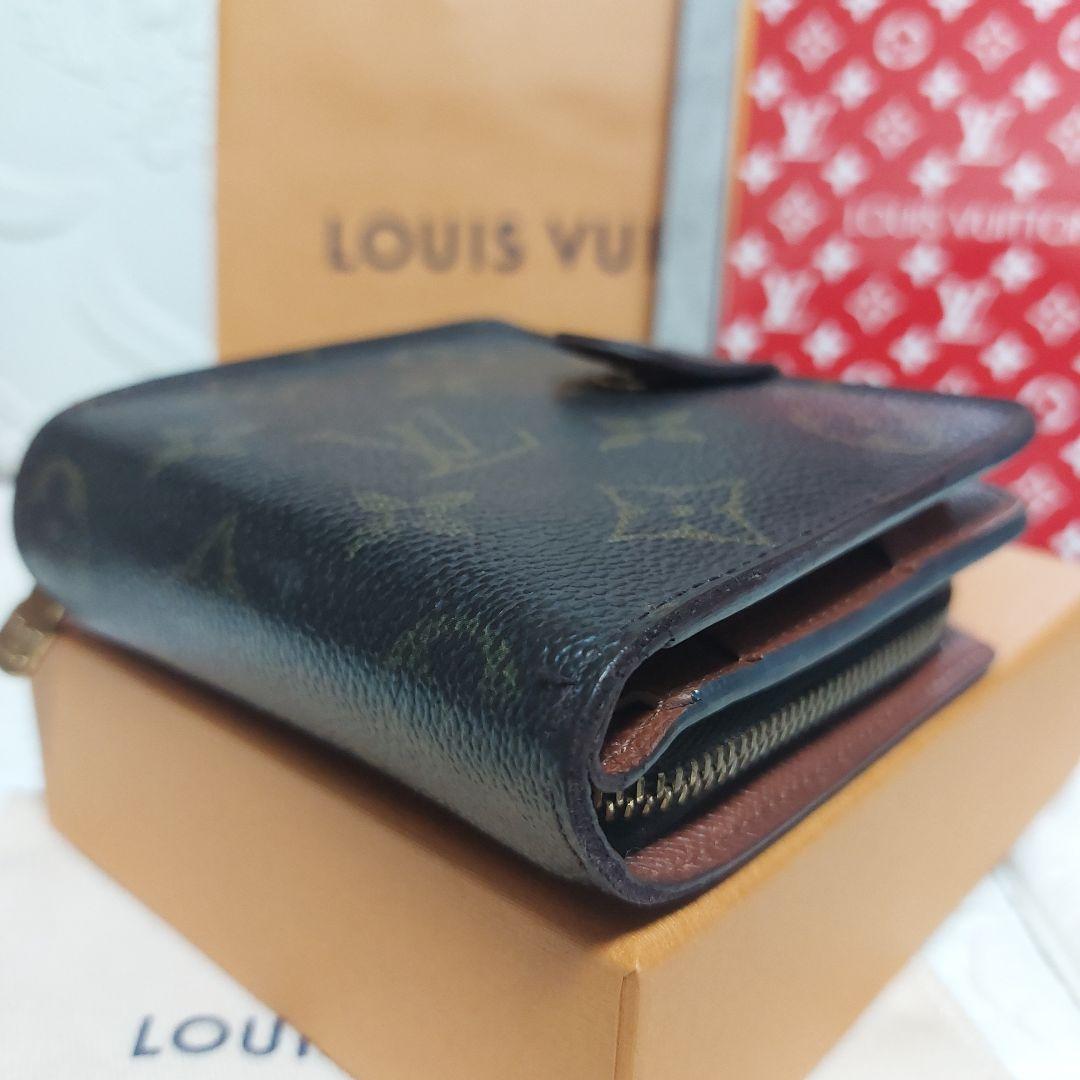 Louis Vuitton ルイヴィトン モノグラム コンパクトジップ二つ折財布