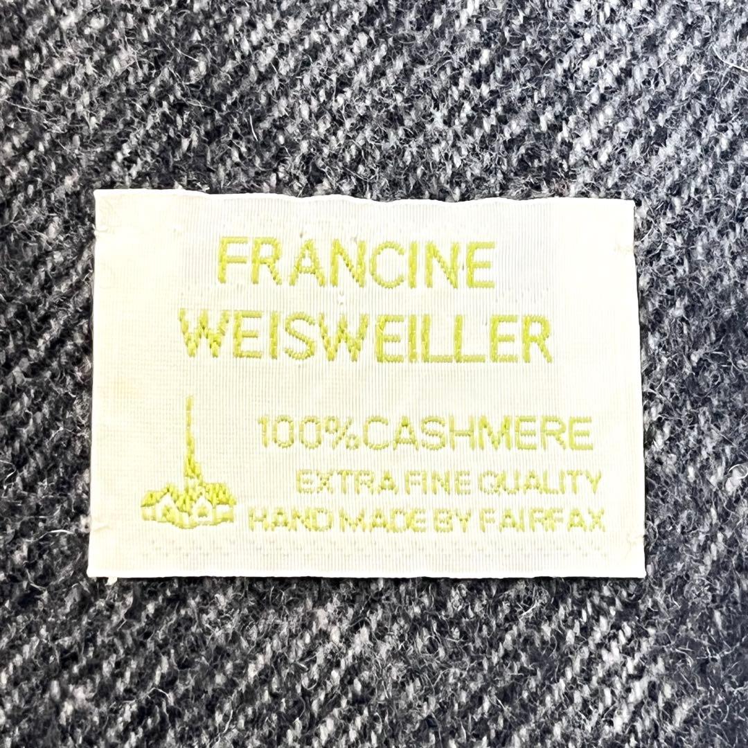 美品✨ フランシーヌヴェズヴェレール 高級 カシミヤ100 グラデマフラー 大判
