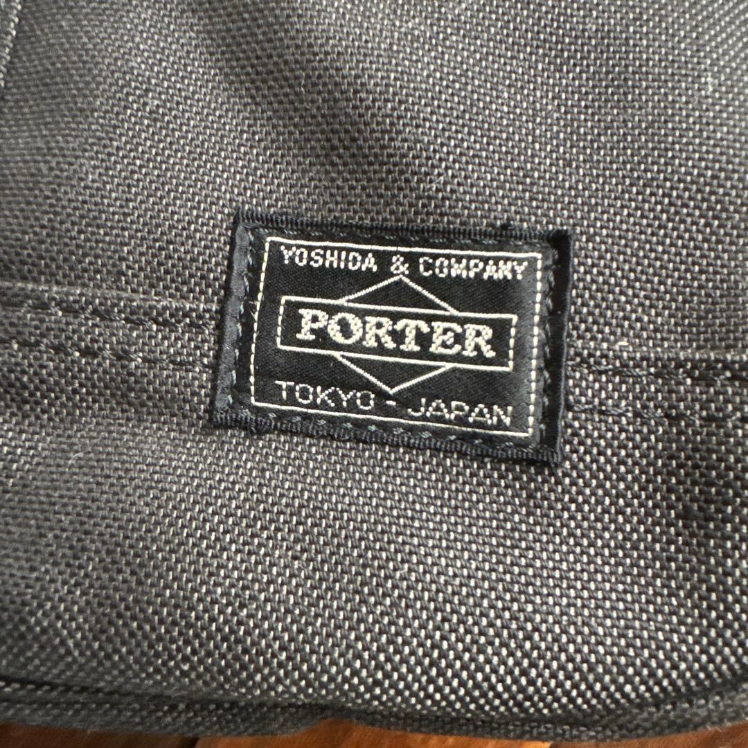Porter ブラック ダッフルバッグ