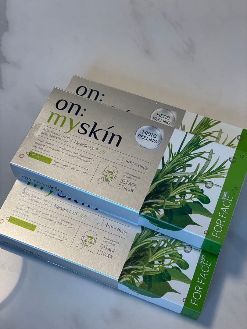 on: myskin (ハーブピーリング)3箱セット❁