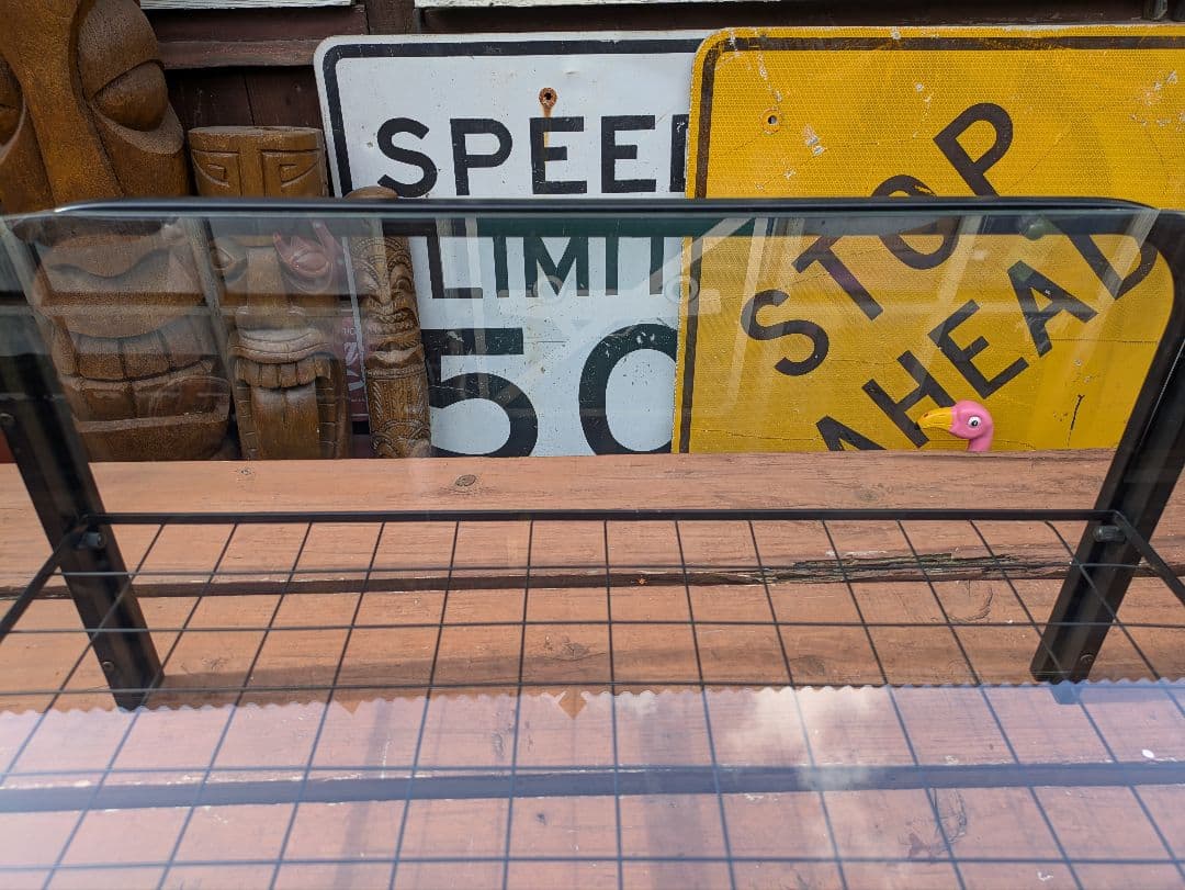 昭和レトロ 　ビンテージ　ガラステーブル　 センターテーブル　スペースエイジ