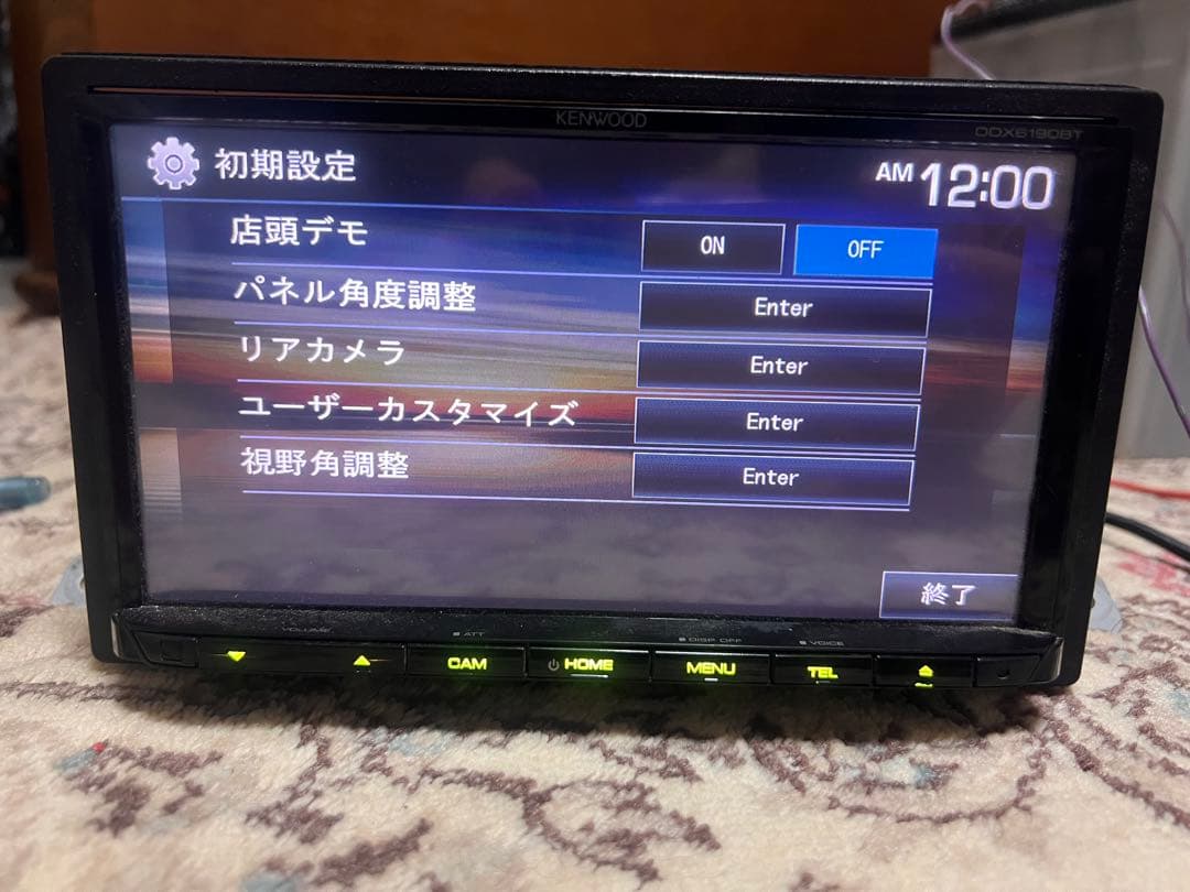 KENWOOD DDX6190BTカーナビ