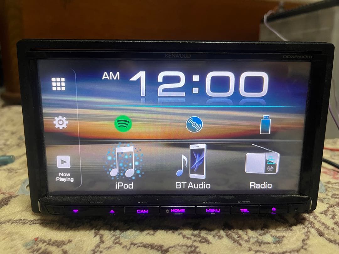 KENWOOD DDX6190BTカーナビ