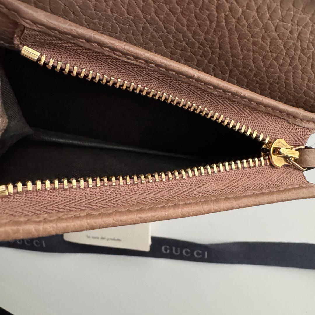【極上美品】 259 GUCCI グッチ 2つ折り 財布 コンパクト