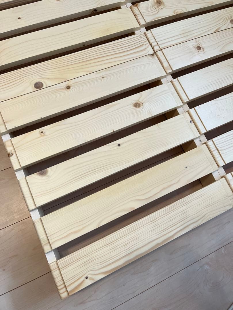 【美品】ベルメゾン パレット風ベッド 8枚セット(シングルマットレス対応)