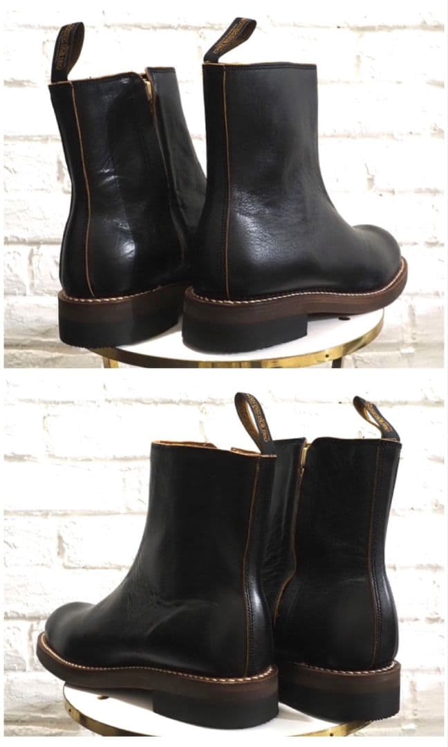 未使用 ローリングダブトリオ キャスパー 8 26cm ホースハイド 茶芯 黒