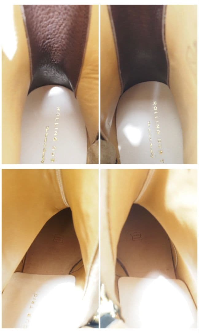 未使用 ローリングダブトリオ キャスパー 8 26cm ホースハイド 茶芯 黒