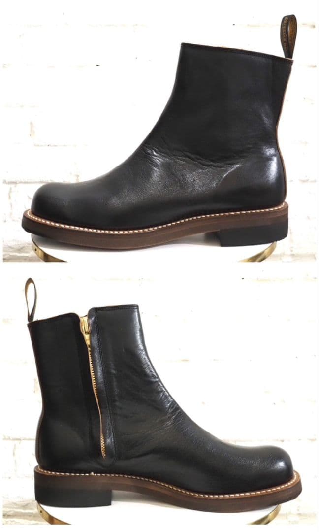 未使用 ローリングダブトリオ キャスパー 8 26cm ホースハイド 茶芯 黒