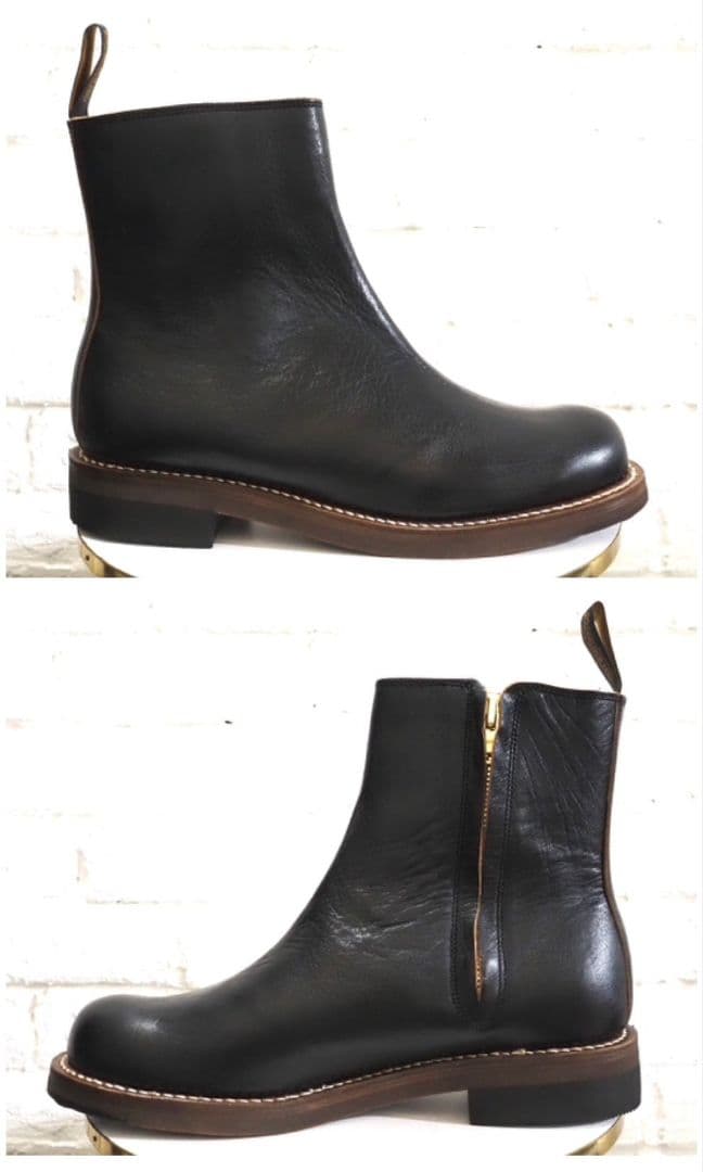 未使用 ローリングダブトリオ キャスパー 8 26cm ホースハイド 茶芯 黒