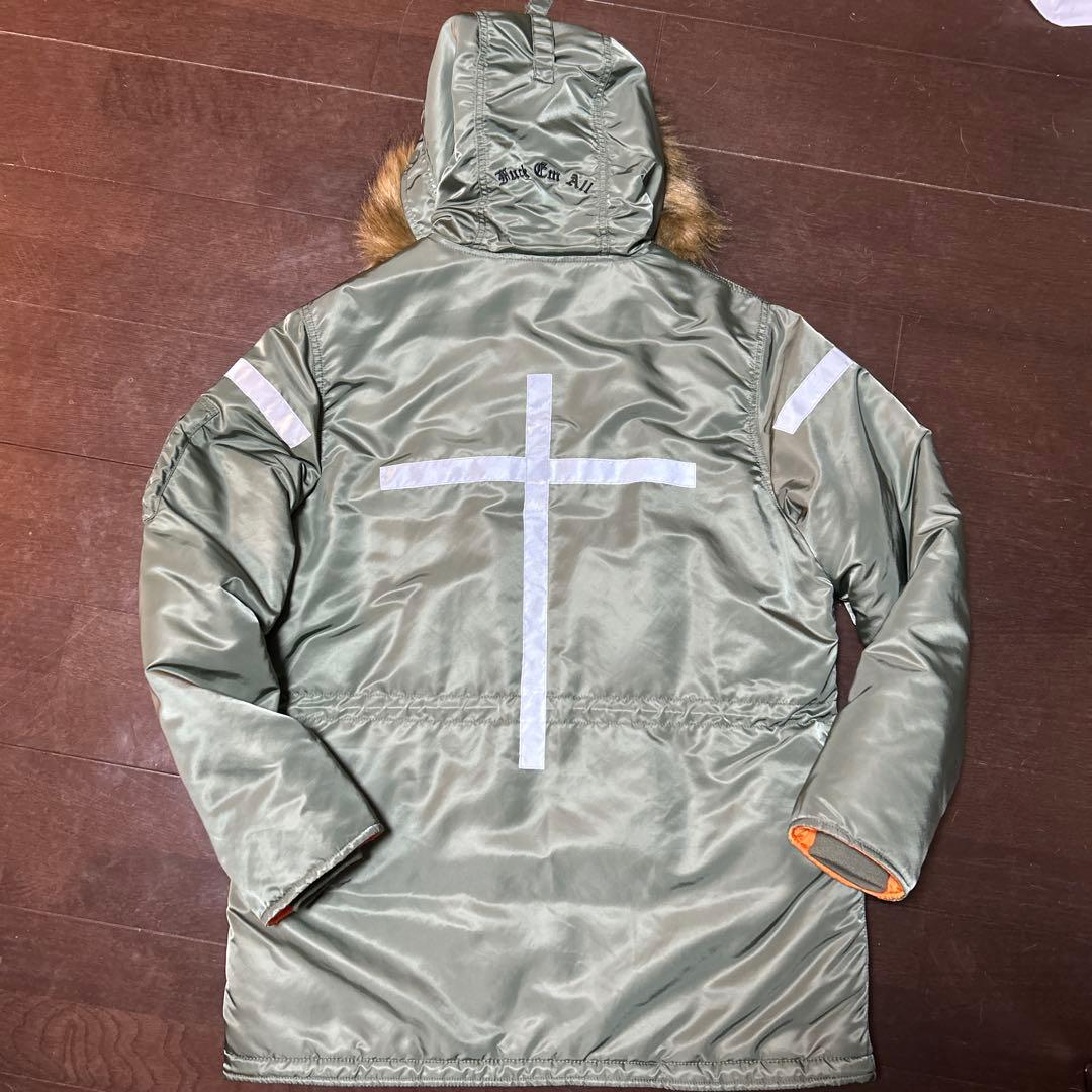 Supreme ミリタリージャケット M オリーブ　N３-b