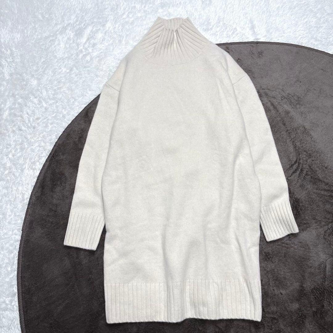 【新品】plage スーパーファインウールカシミヤハイネックミニワンピース 近年