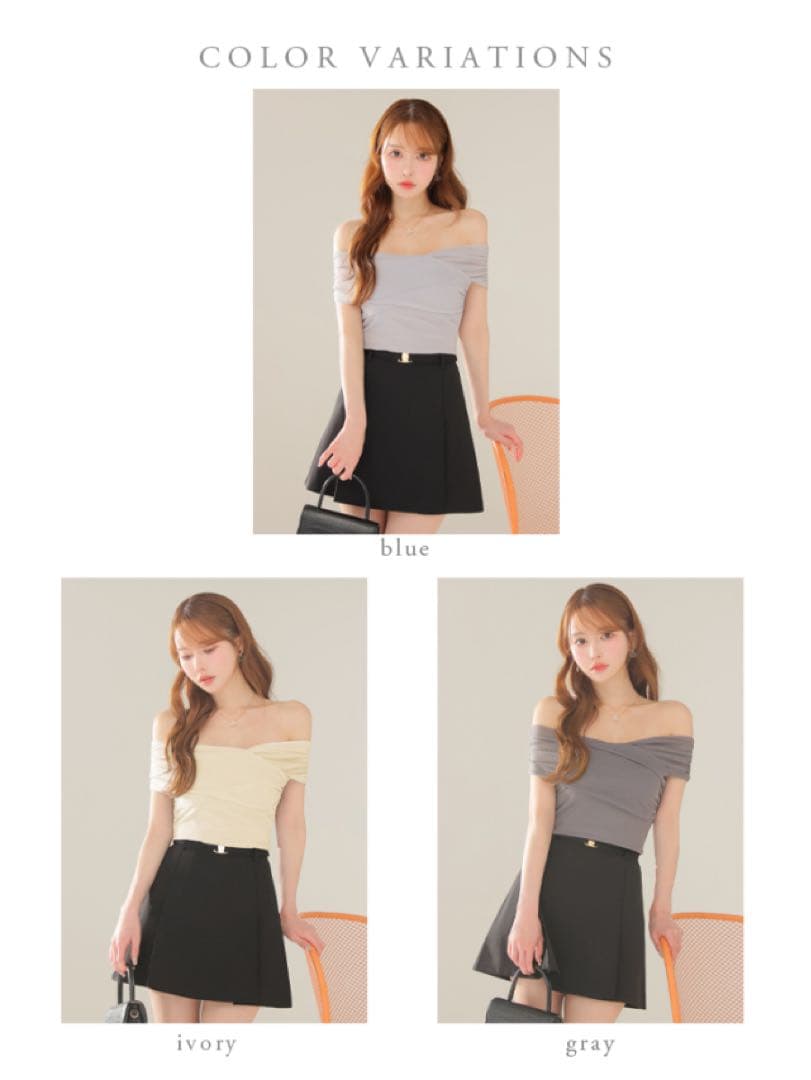 ブルーS 3388 半袖　ディア　ローブドフルール　ブリエ　キャバドレス