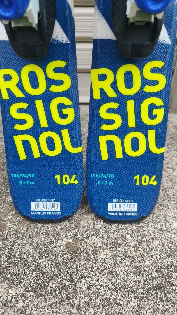 Rossignol 104 スキー板　ジュニア　子供