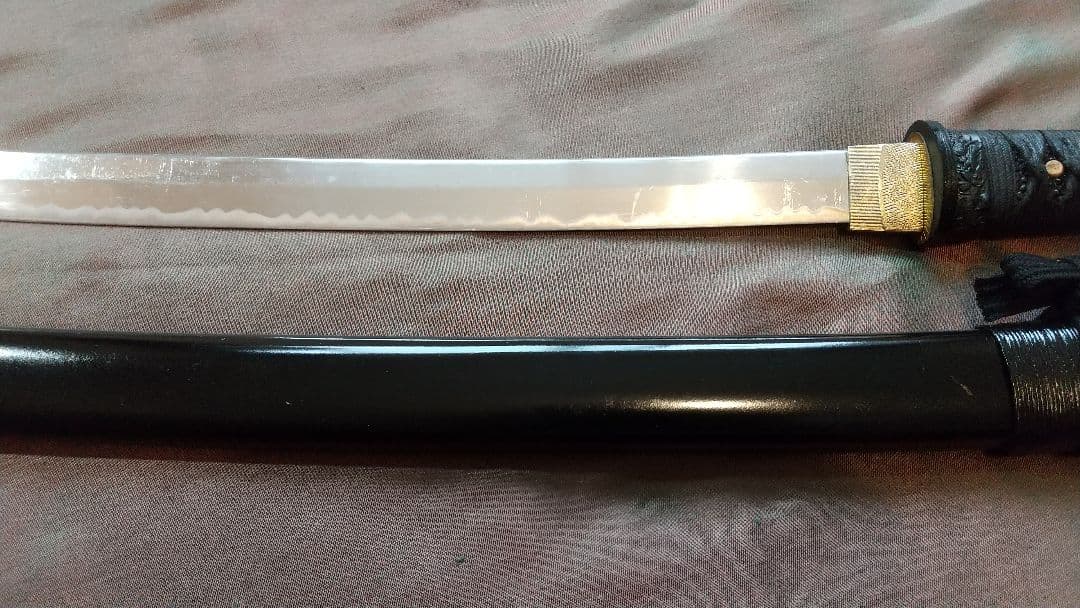 【軽量アルミ刀身】模造刀 舞踊 模擬刀 拵え 喰出し鍔 刀剣 日本刀 刀 小太刀