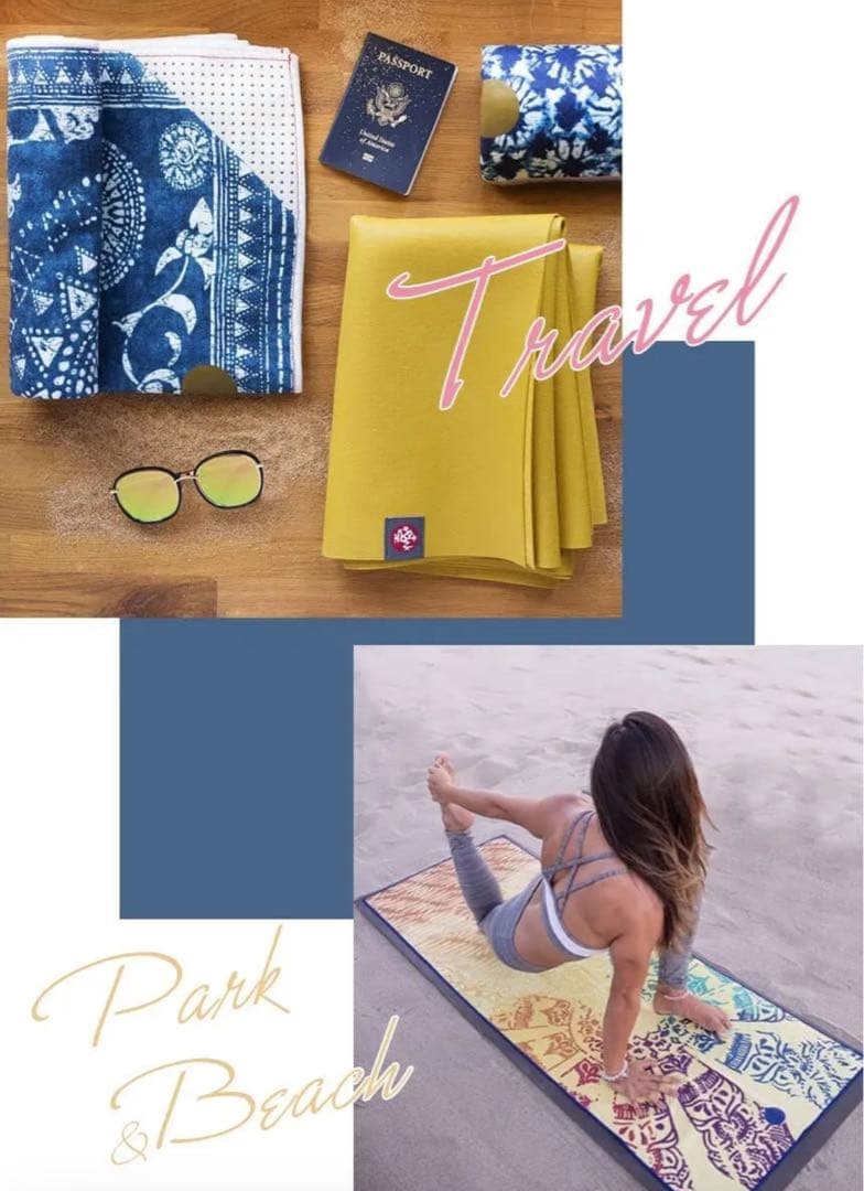 【新品　未使用】Manduka（マンドゥカ） Yogitoes ヨガラグ