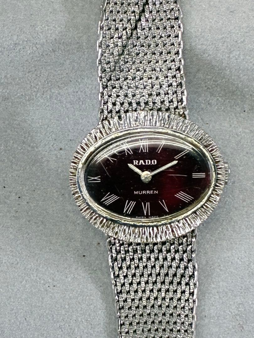 希少品 RADO ラドー 腕時計 レッド レディース 手巻き 箱付き 稼働品