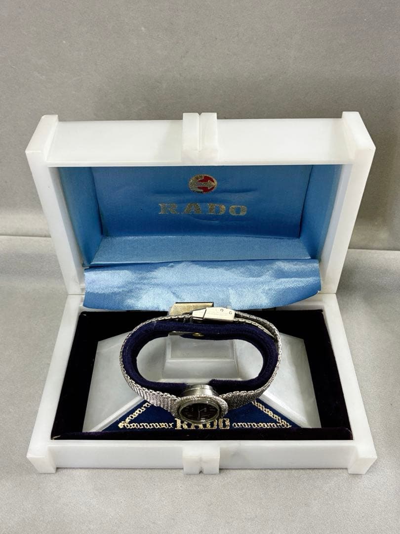 希少品 RADO ラドー 腕時計 レッド レディース 手巻き 箱付き 稼働品