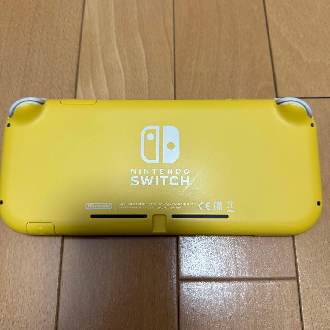 Nintendo Switch Lite イエロー ジャンク品 ケース付き