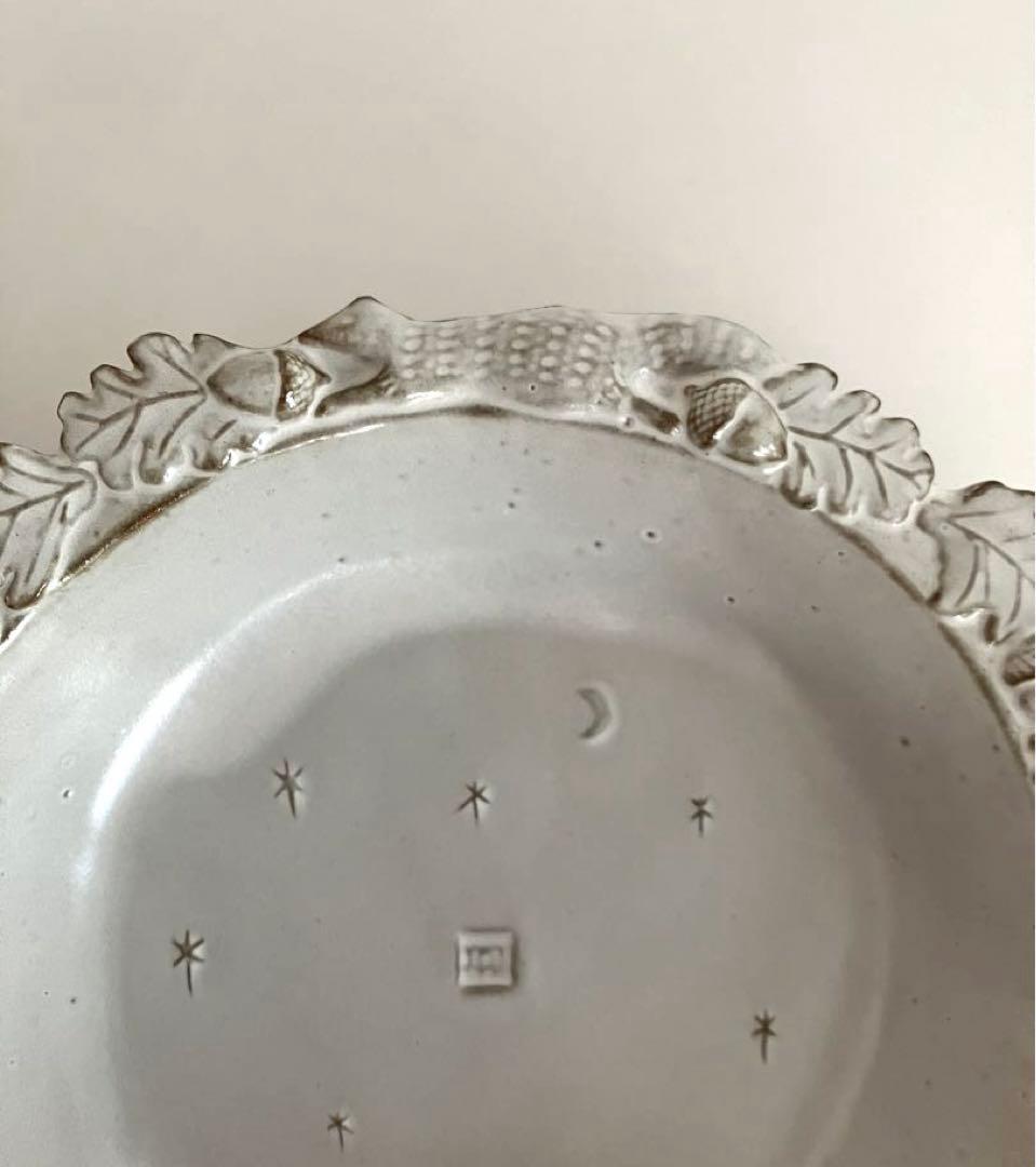 【新品】きつねとドングリのスープ皿 3枚セット