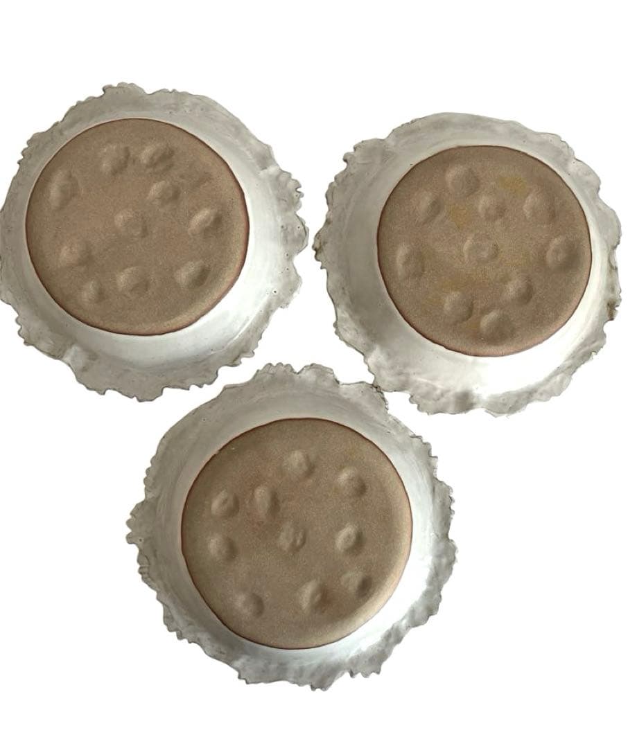 【新品】きつねとドングリのスープ皿 3枚セット