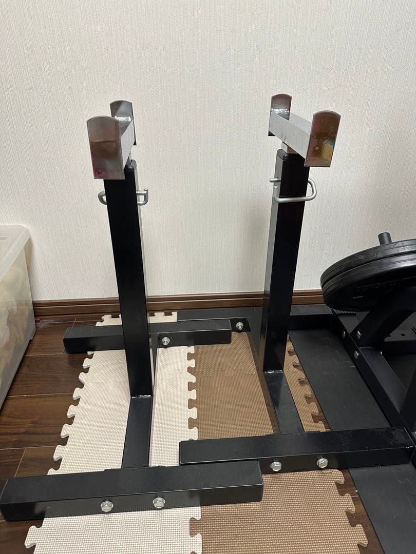 ベンチプレス用　セーフティラック　調整可能