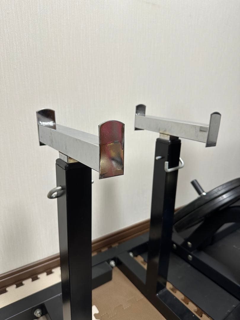 ベンチプレス用　セーフティラック　調整可能