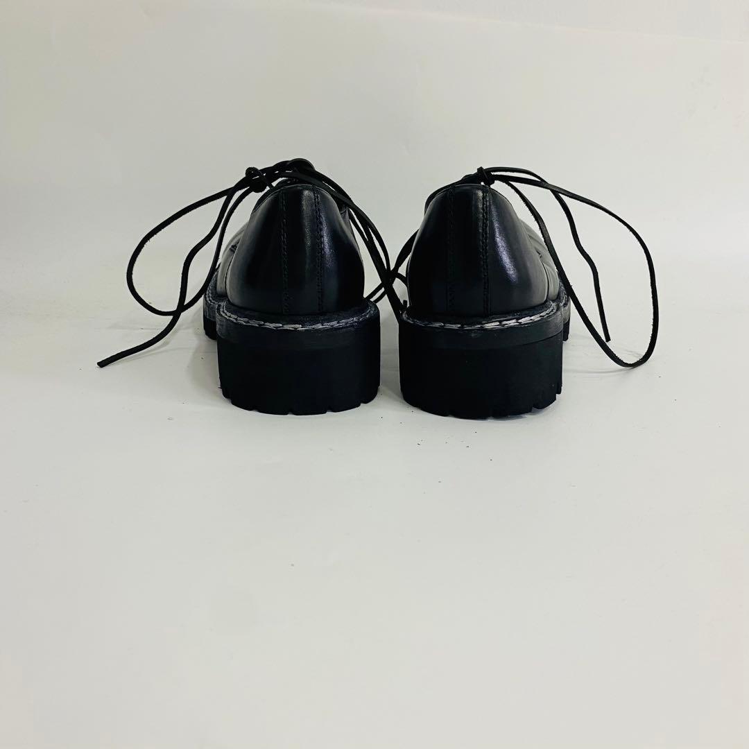 Guidi 黒 レースアップシューズ 42サイズ