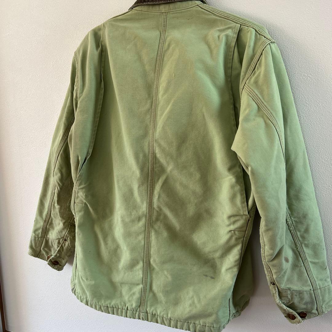 レアカラー 80s carhartt チョアコート ライムグリーン ヴィンテージ