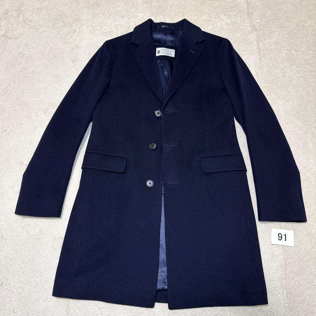 91 極美品　トゥモローランド　ピルグリム　ロロピアーナ　チェスターコート　46