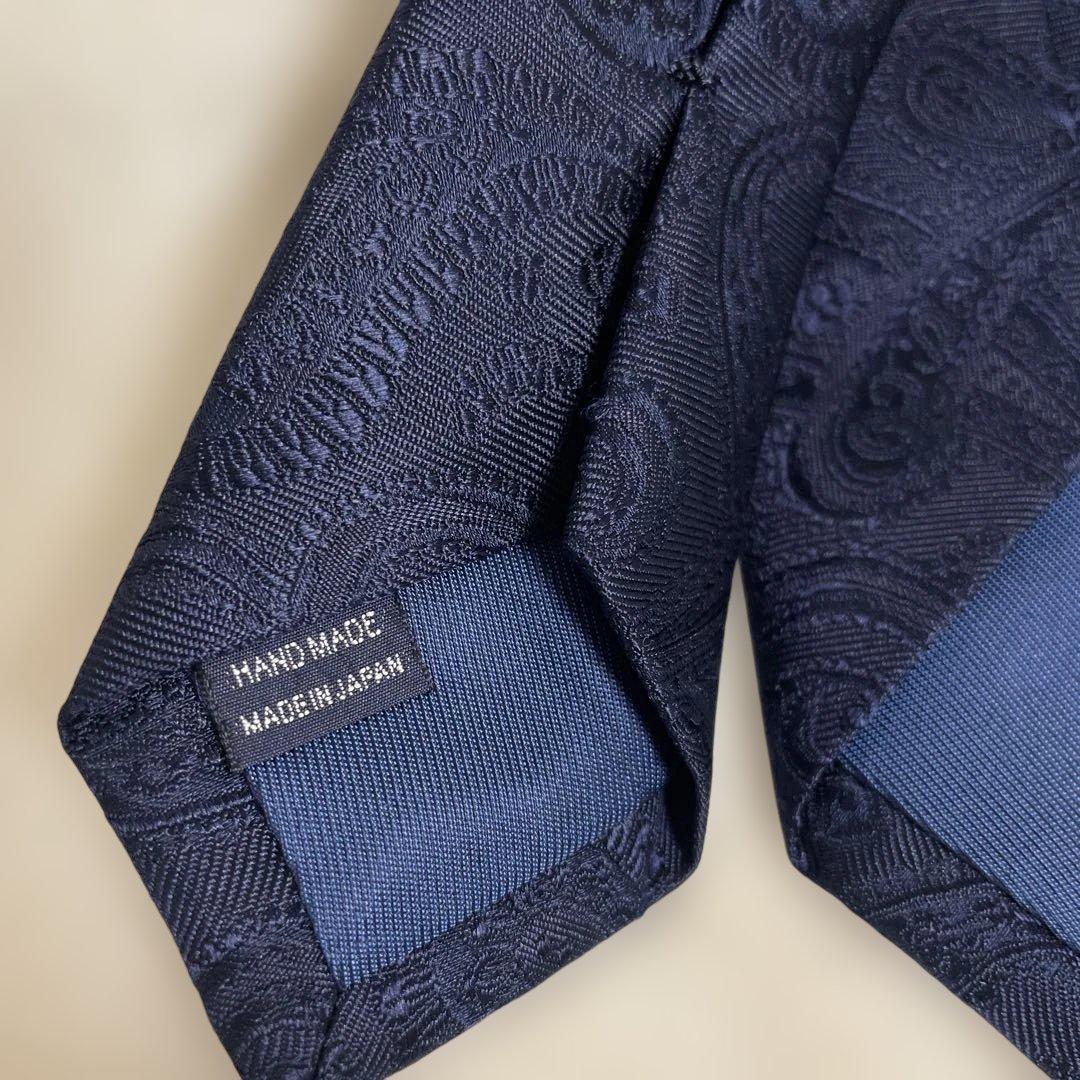 FAIRFAX ネクタイ　ペイズリー柄 ソリッドタイ