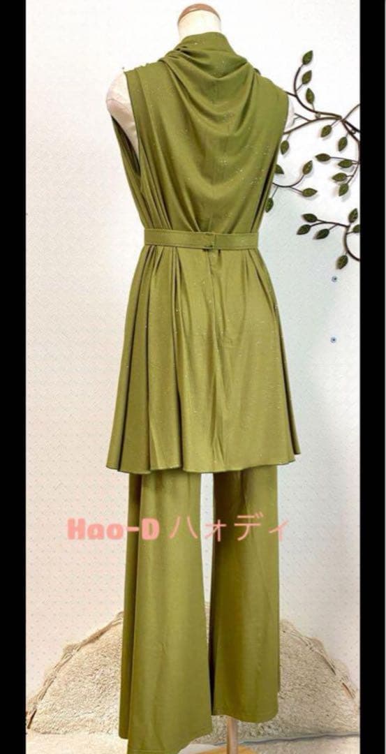 社交ダンス★キラキラ★2点★セットアップ★オリジナル★M