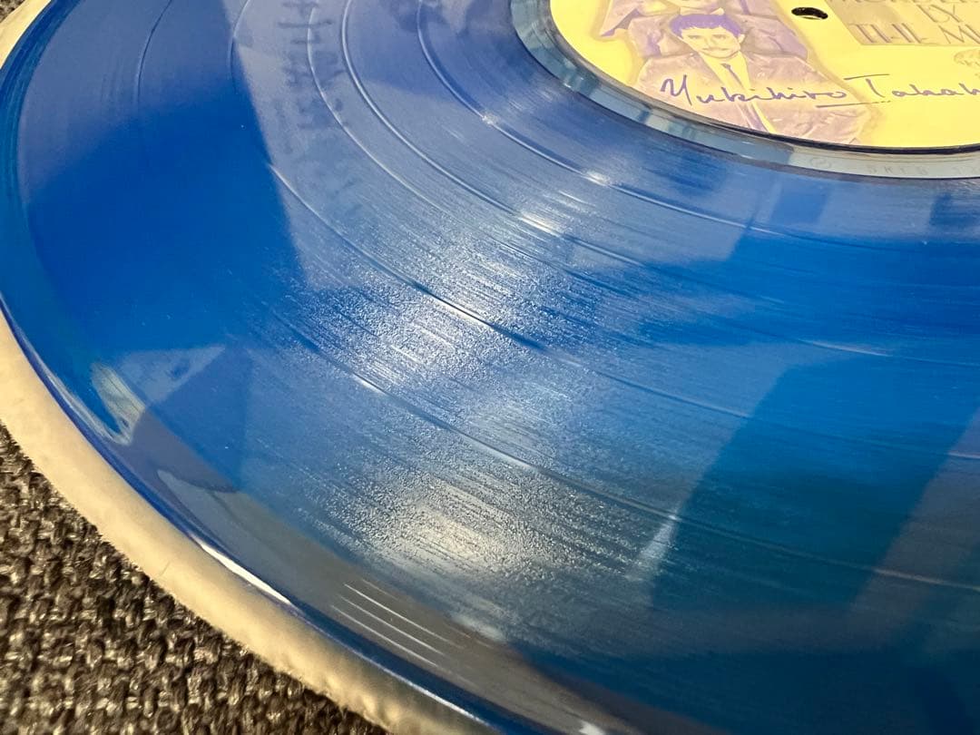 1980年/帯付/青盤 高橋幸宏 LP 邦楽レコード　音楽殺人 ポスター付