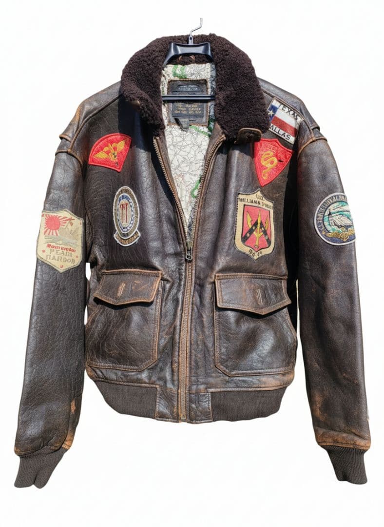 今だけ割　AVIREX C-1 フライトジャケット ブラウン