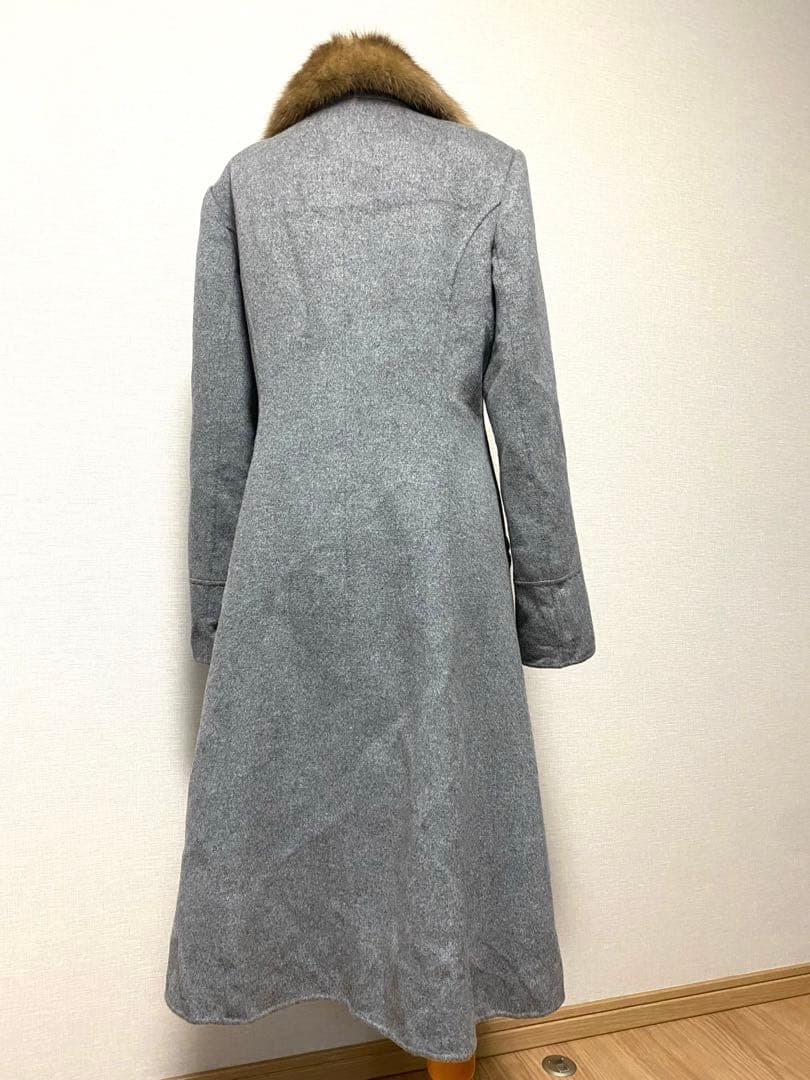美品 FOXEY boutique 最高級 セーブルファー カシミヤ コート