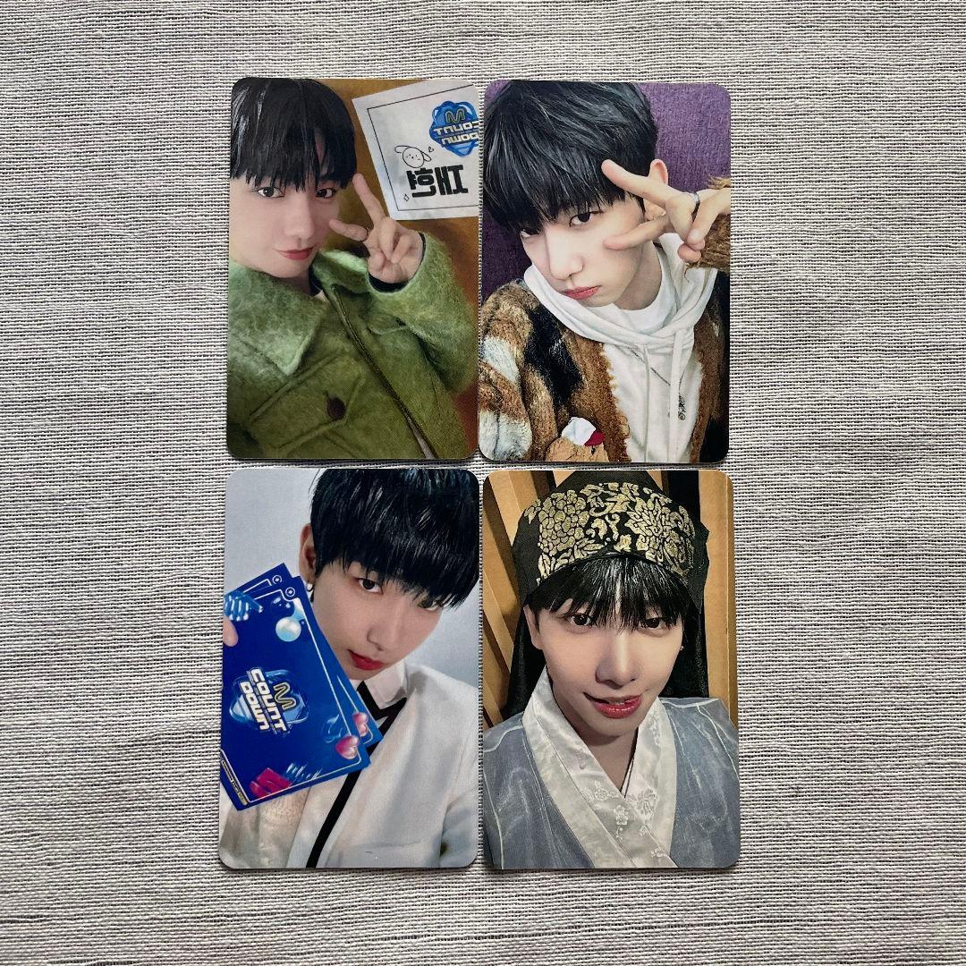 ジェヒョン BOYNEXTDOOR MCサノク M COUNTDOWNトレカ4枚