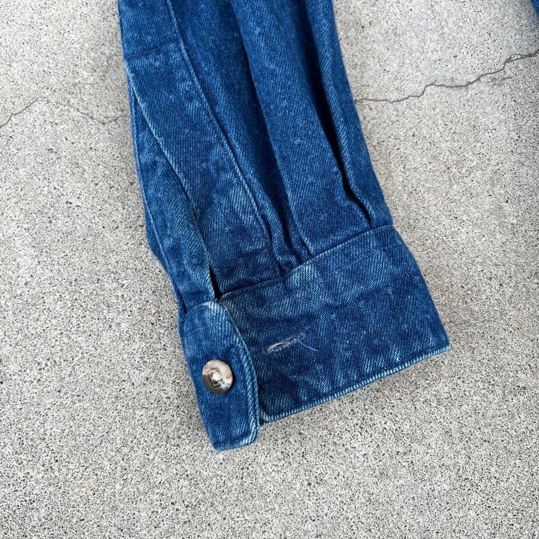 90s llbean アメリカ製 旧タグ ワンピース デニム 大きめ 12