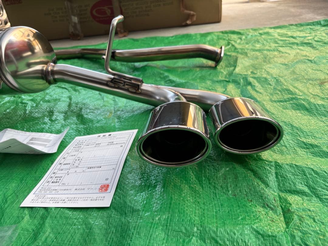 [限定値下]プリウス マフラー 65 左右4本出し GANADOR PASION