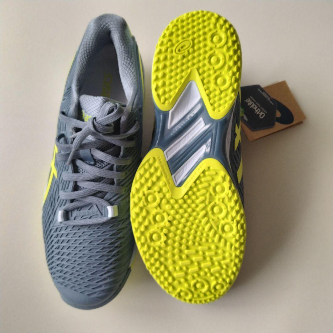 【新品】アシックステニスシューズ ソリューションスピードFF2OC オムニクレー