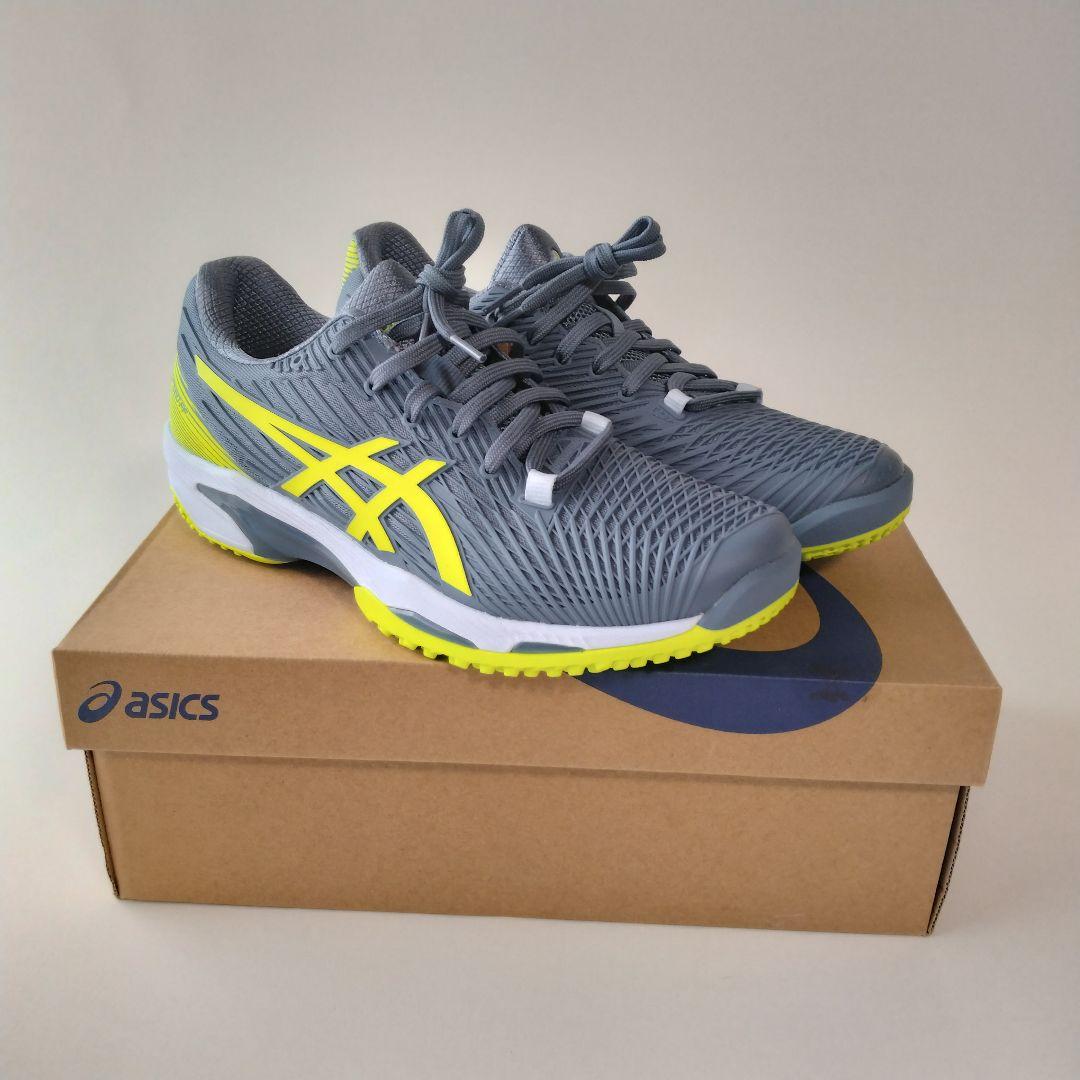 【新品】アシックステニスシューズ ソリューションスピードFF2OC オムニクレー