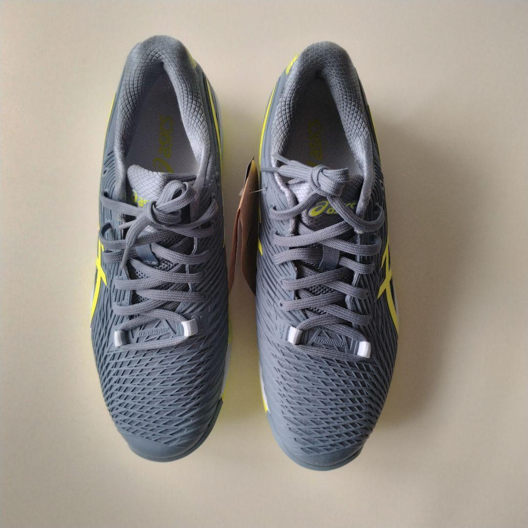 【新品】アシックステニスシューズ ソリューションスピードFF2OC オムニクレー