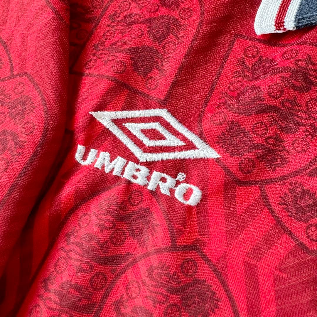 【希少アウェイモデル】イングランド代表 ９３／９５（A）襟付きモデル