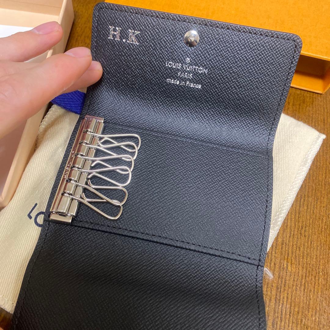 【新品】ルイヴィトン　ミュルティクレ6 キーケース　ダミエグラフィット　黒