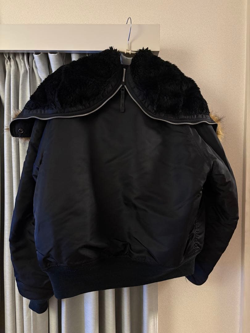 alpha n2-b flight jacket 短丈　ブラック　M