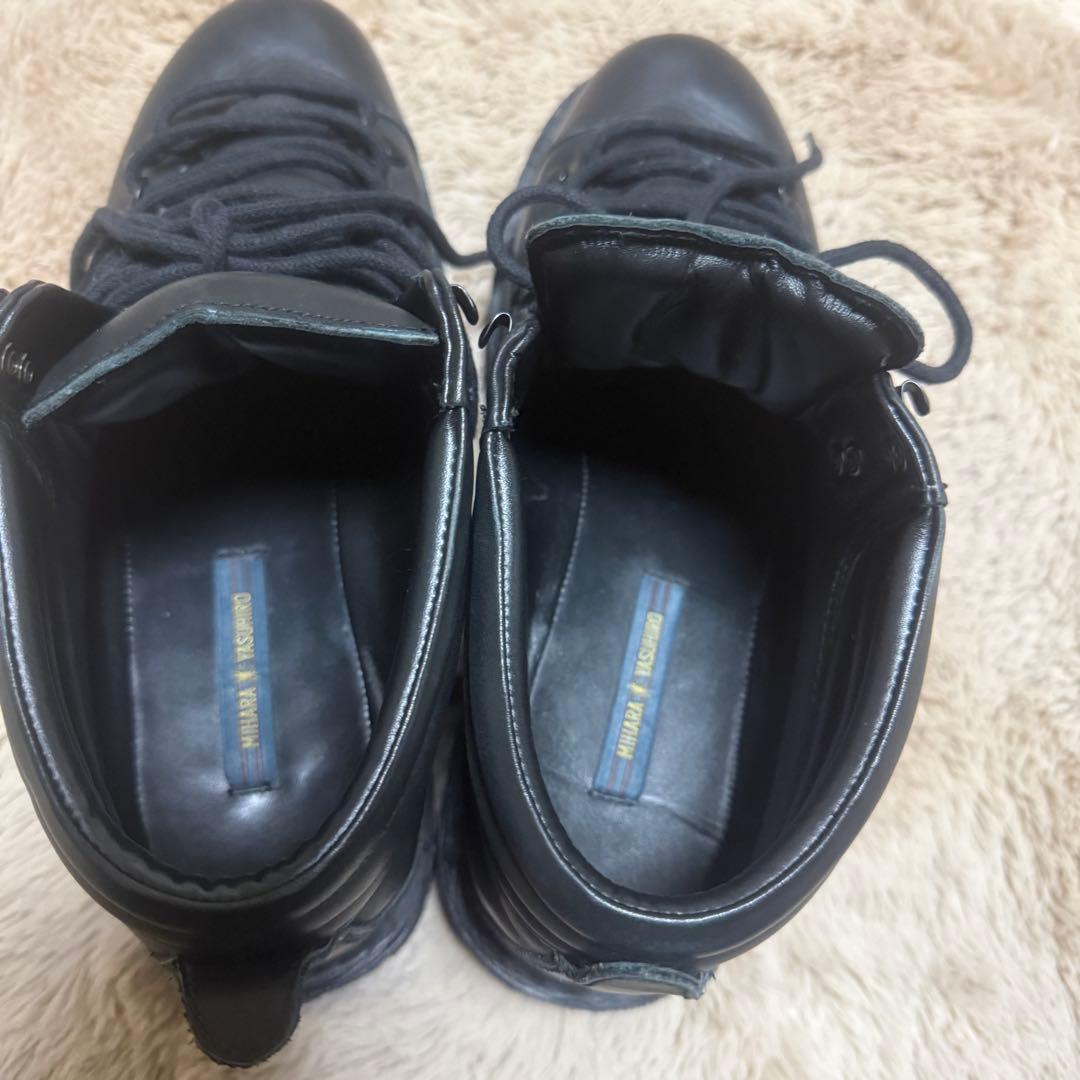 MIHARA YASUHIRO レザー ジャイアントトレッキングブーツ 26