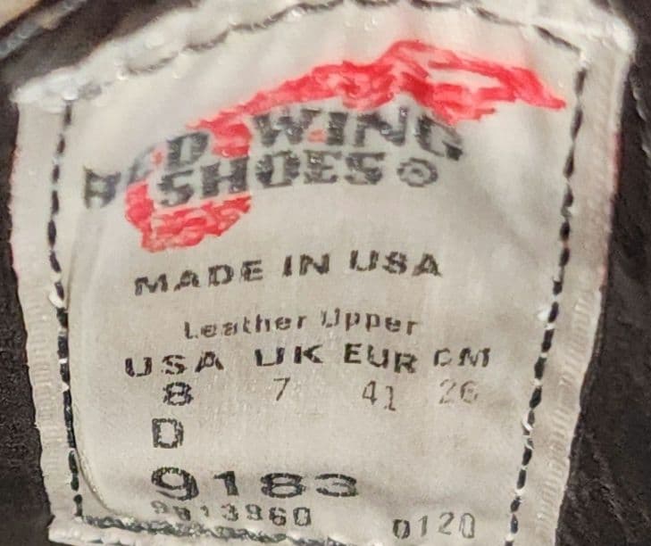 REDWING 9183 POSTMAN OXFORD GORE-TEX 美品