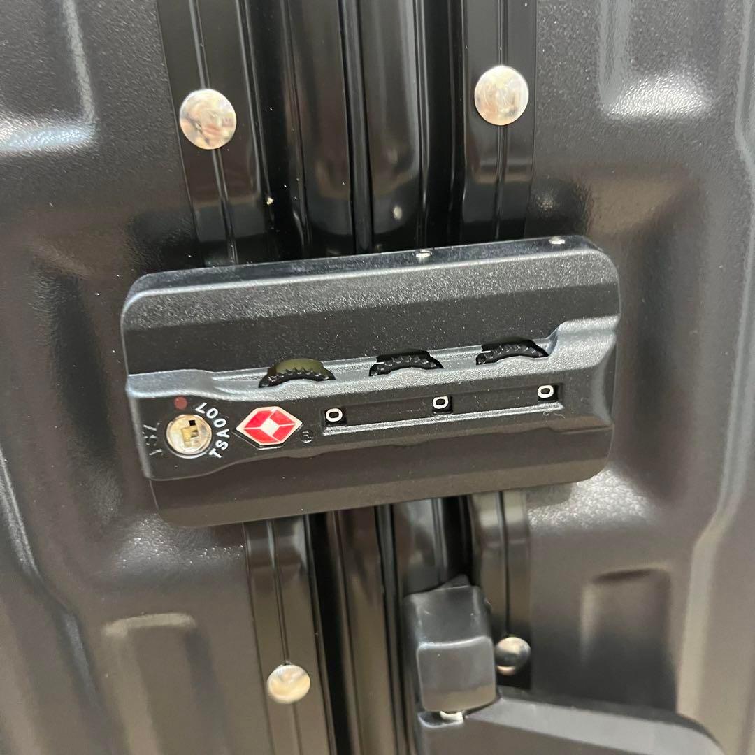 スーツケース　親子ケース　TSAロック　Sサイズ　黒　ブラック　アルミフレーム