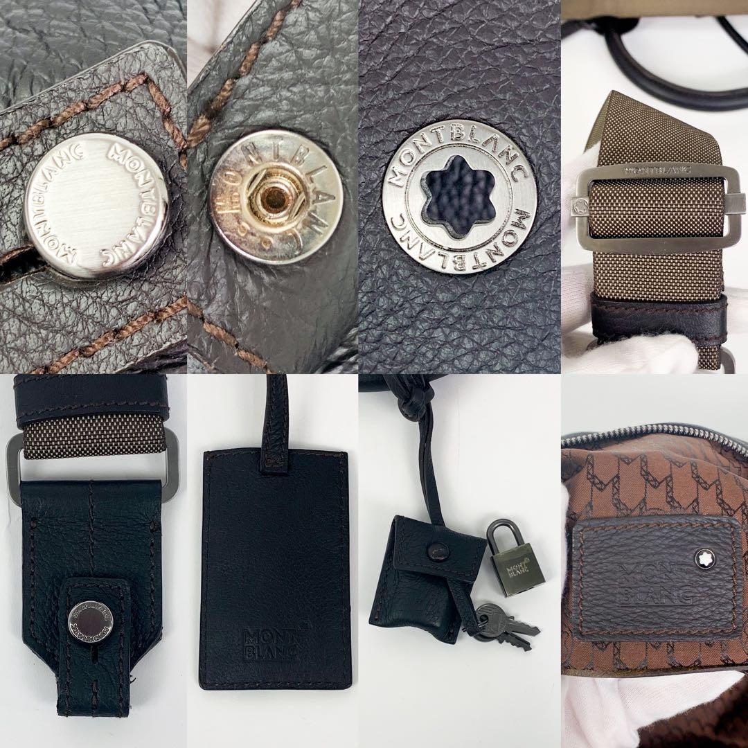 極美品！MONTBLANC ボストンバッグ 2way ショルダーバッグ 大容量