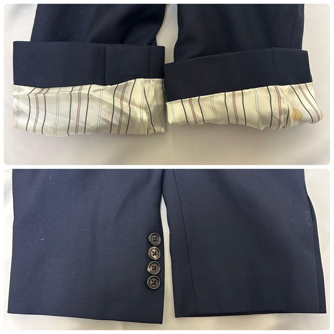 【極美品】現行タグ ポロラルフローレン イタリア製 紺ブレ 2ボタン 背抜き