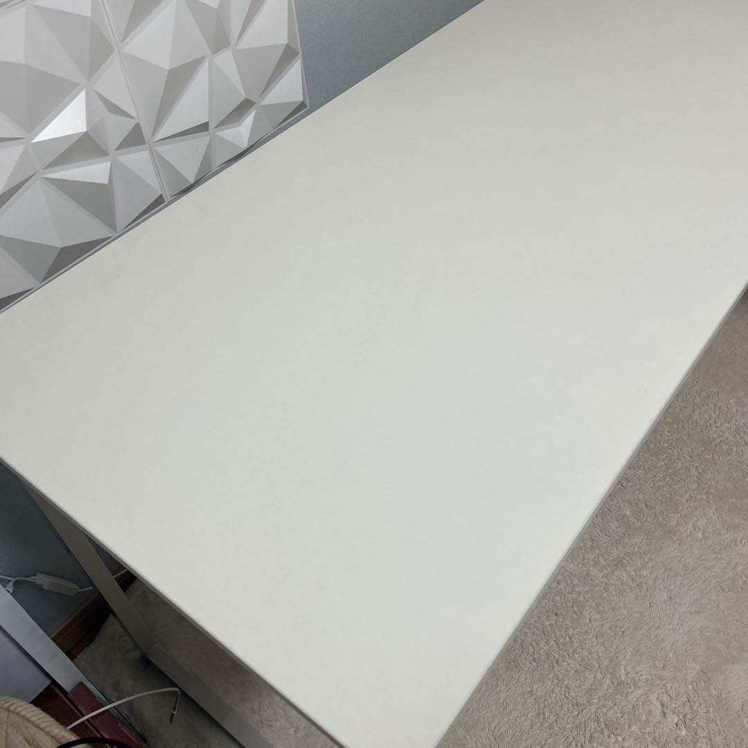 サンワダイレクト　パソコンデスク　L字型デスク　ホワイト　白