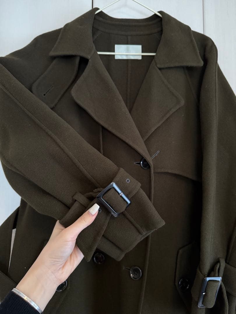 CELFORD リバートレンチコート　カーキ